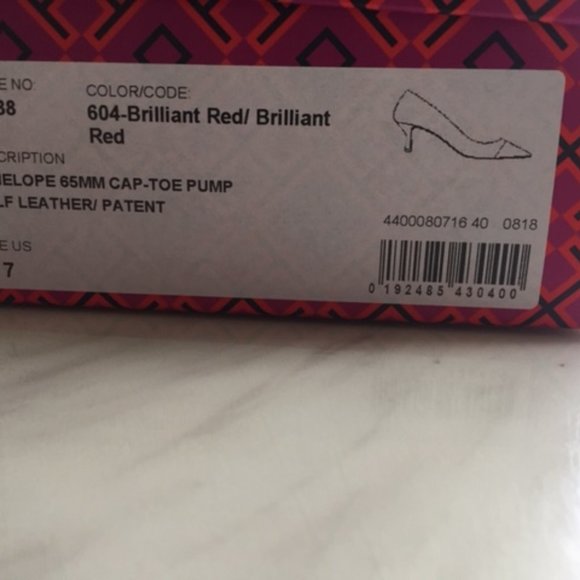 TORY BURCH Shoes - TORY BURCH PUMP RED